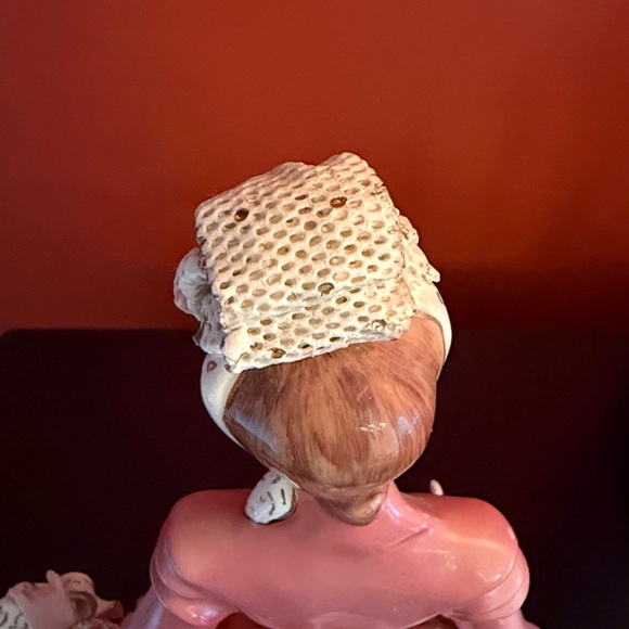 Pasadena California Florence Ceramics Yvonne Lady Figurine 8”T 4.5”W 22k gold - Picture 4 of 7